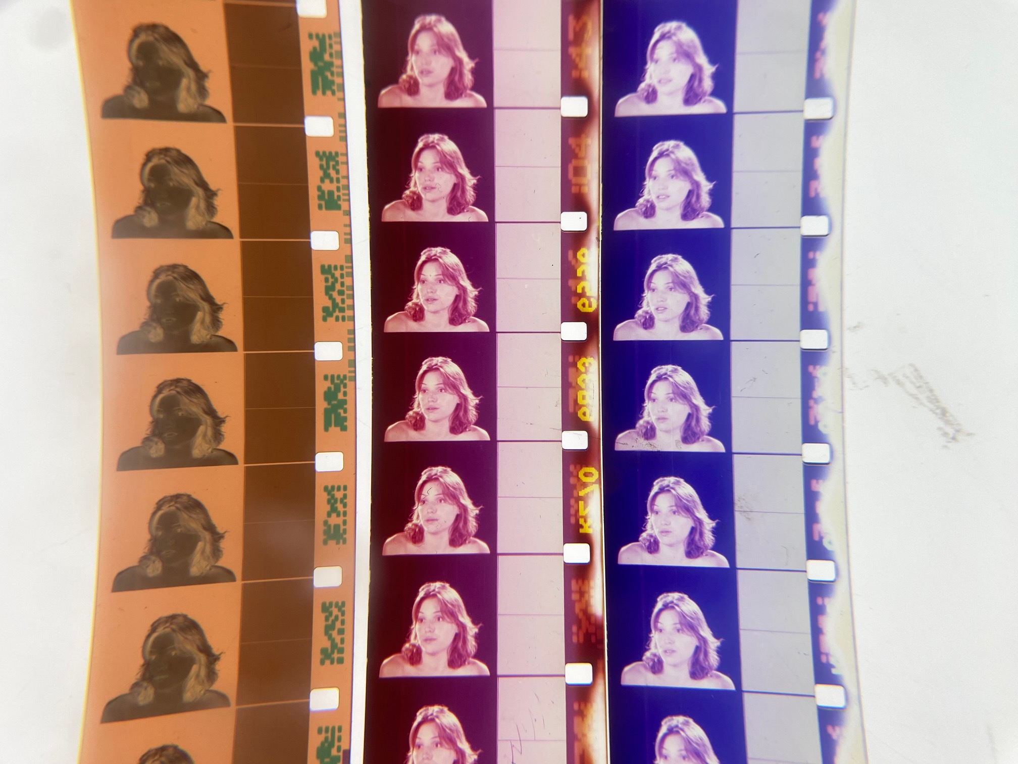 Color print of LAD test film.