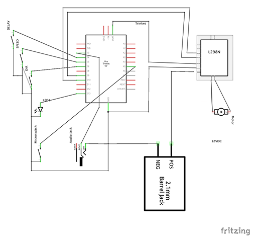 Fritzing schematic